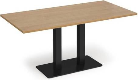 EROS Rectangular Dining Table With Twin Uprights Dining Table