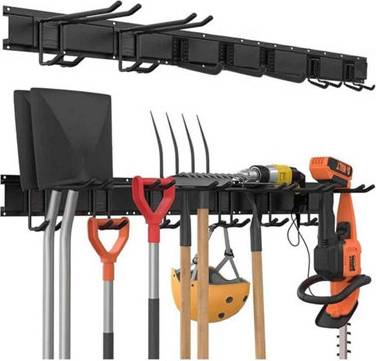 B&Q Heavy Duty 48 Inch Garden Tool Rack