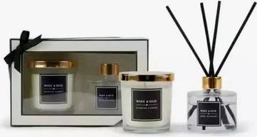 Diffuser gift set Rose Oud Scented Candle Reed Diffuser Gift Set