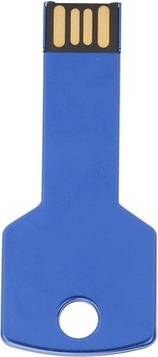 Key-Shaped USB Flash Drive - Blue