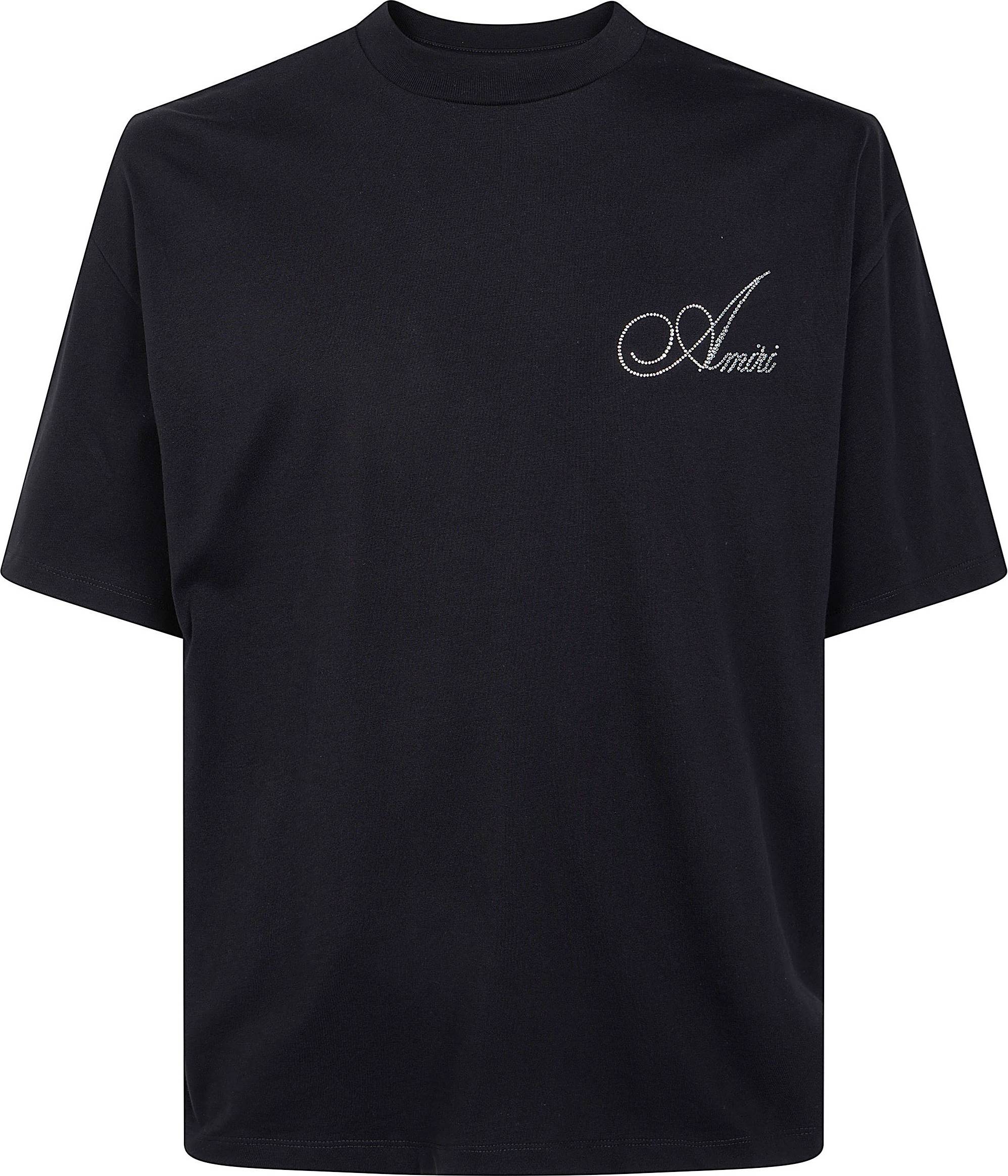 Amiri Cryst Script Logo LJ Skate Tee Toppar - Herr