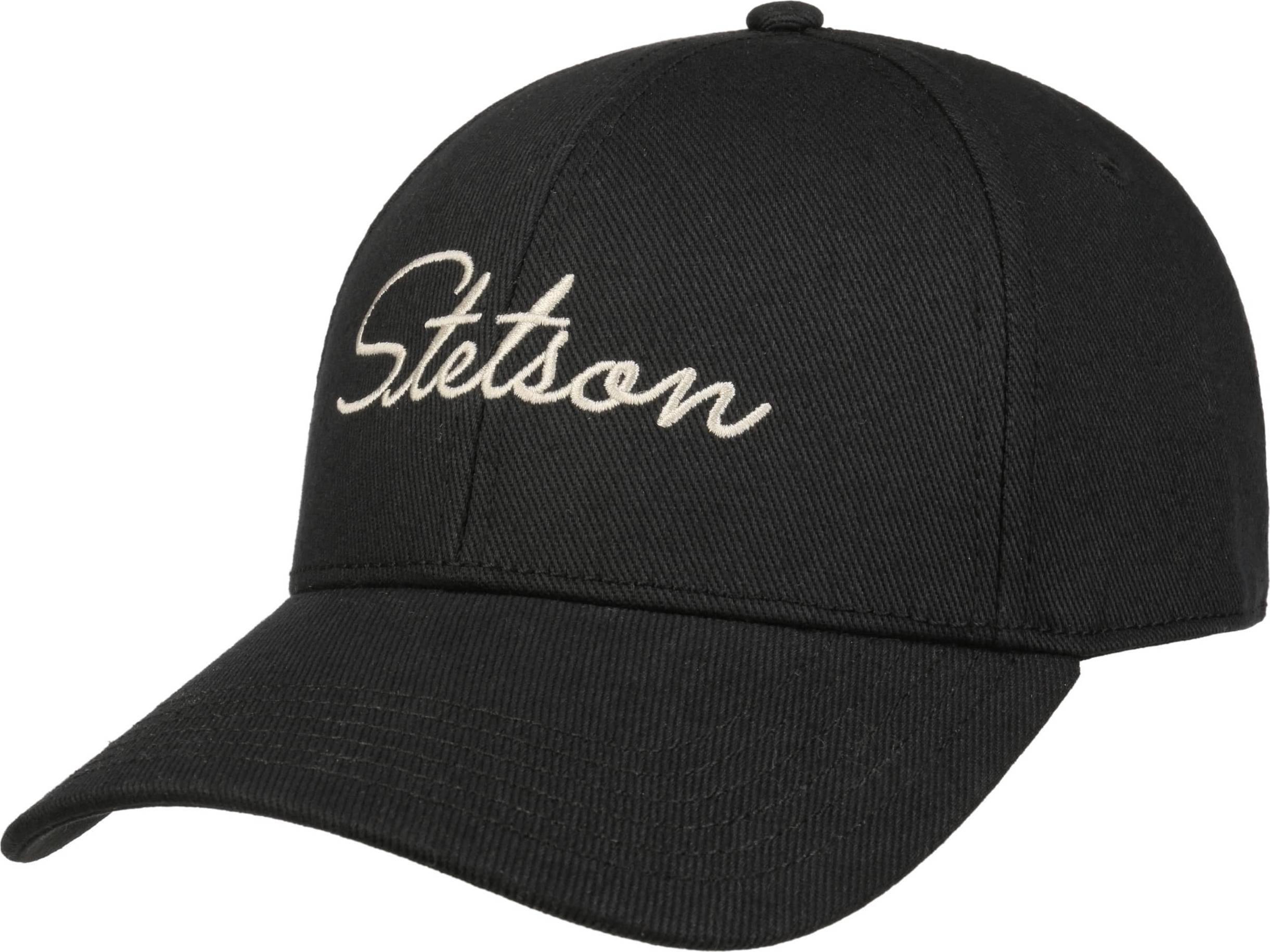 Stetson Baseball Cap Classic Lettering Kasket - Sort