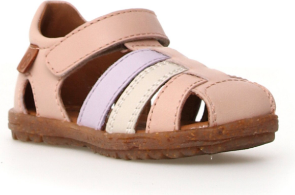 Sandal Med Velcro - Rosa