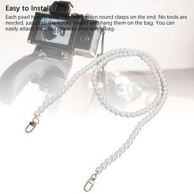 Pearl Handle Chain Replacement Stylish For Wallets