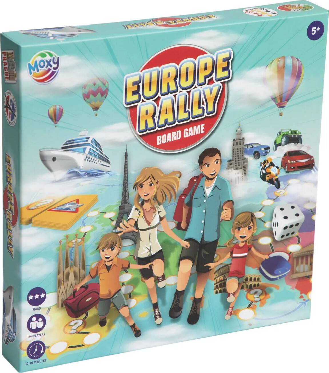 Moxy Europe Rally Boardgame