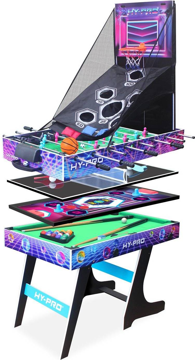Hy-Pro 4Ft 8-In-1 Multi Game Table