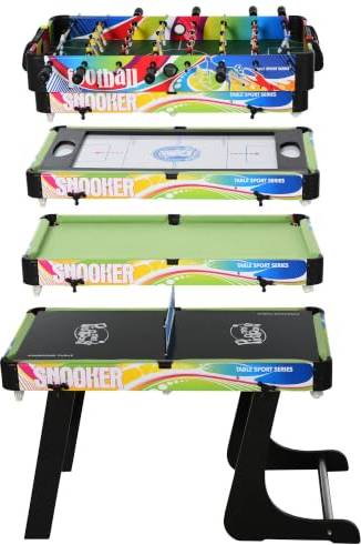 Homcom 4 in 1 Multi Game Table Fold