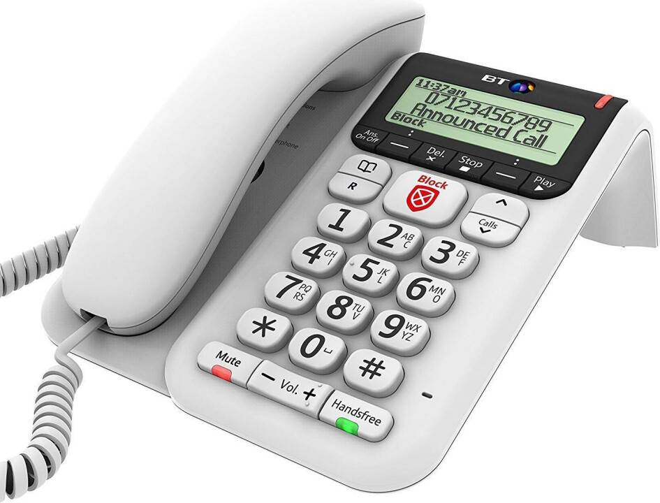Bt phone and answer machine BT 2600 CID TAM Answer Machine Call Blocker Display