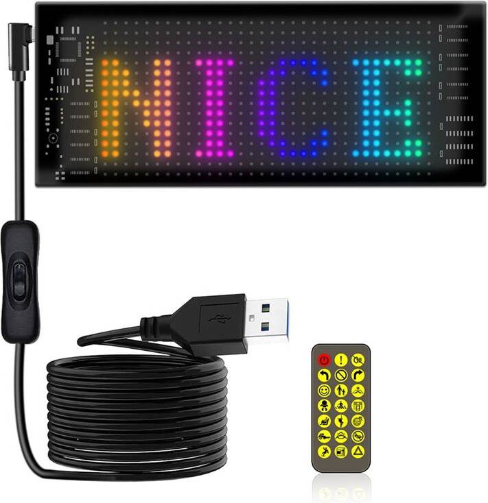 LED Matrix Panel Programmable Flexible Screen IP65