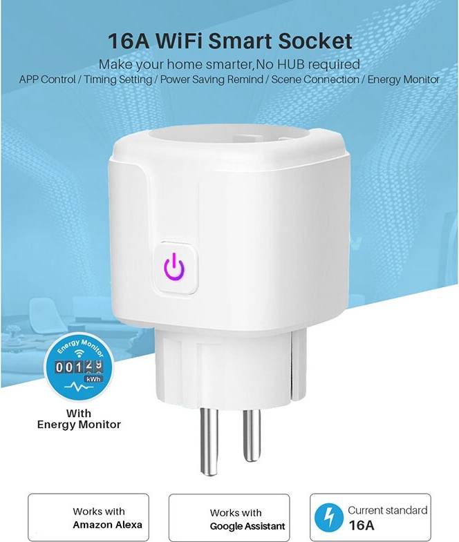 Smart plug wifi Smart Plug Wifi Socket Power Monitor 2 Pack