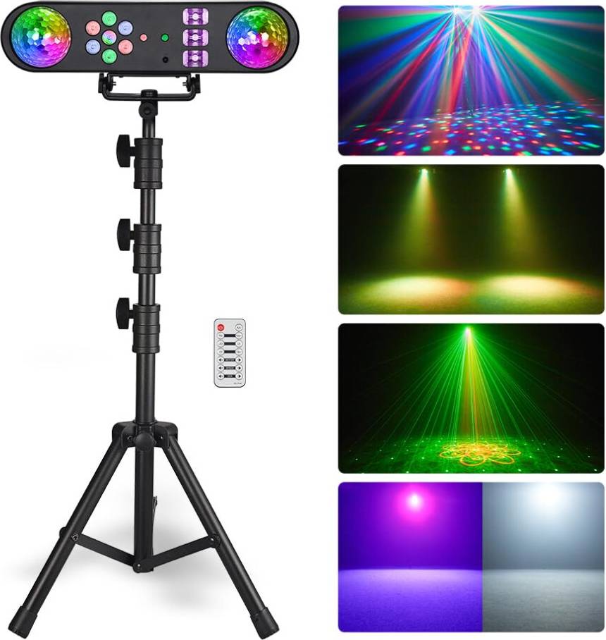 Uv led bar 5-in-1 LED DJ Stand Light System