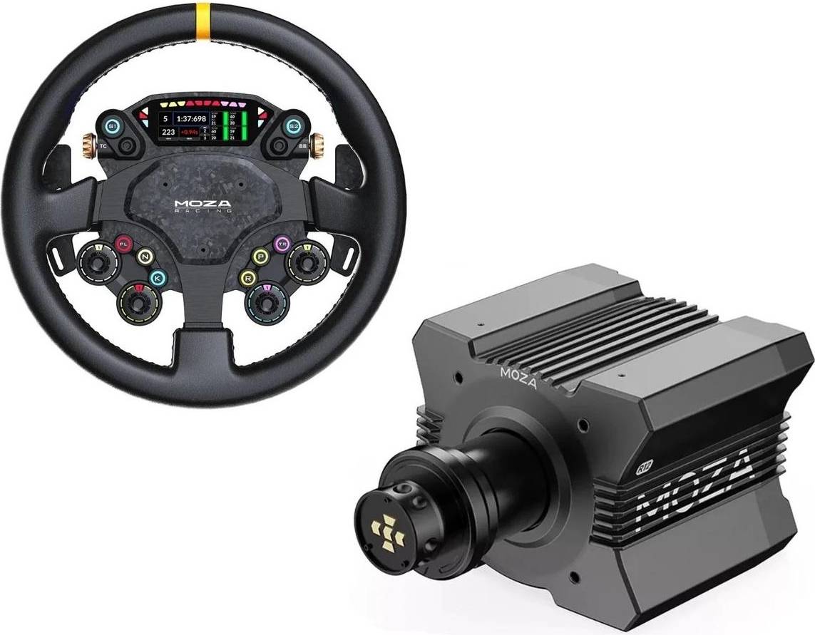 Sim racing wheel Moza R12 V2 CS V2P Direct-Drive Sim Racing Bundle 12 Nm