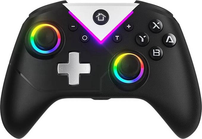 RGB LED Gamecontroller 2.4G Kabellos