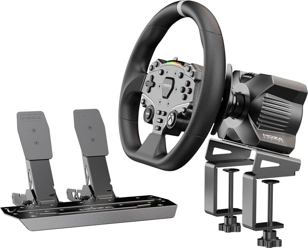 Moza racing wheel Moza R3 Racing Wheel Pedals Bundle