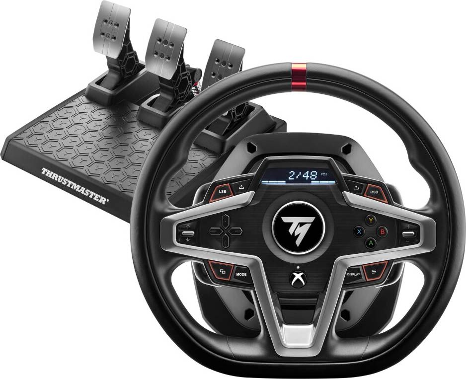 Thrustmaster T248 Force Feedback Racing Wheel with Interactive Dashboard