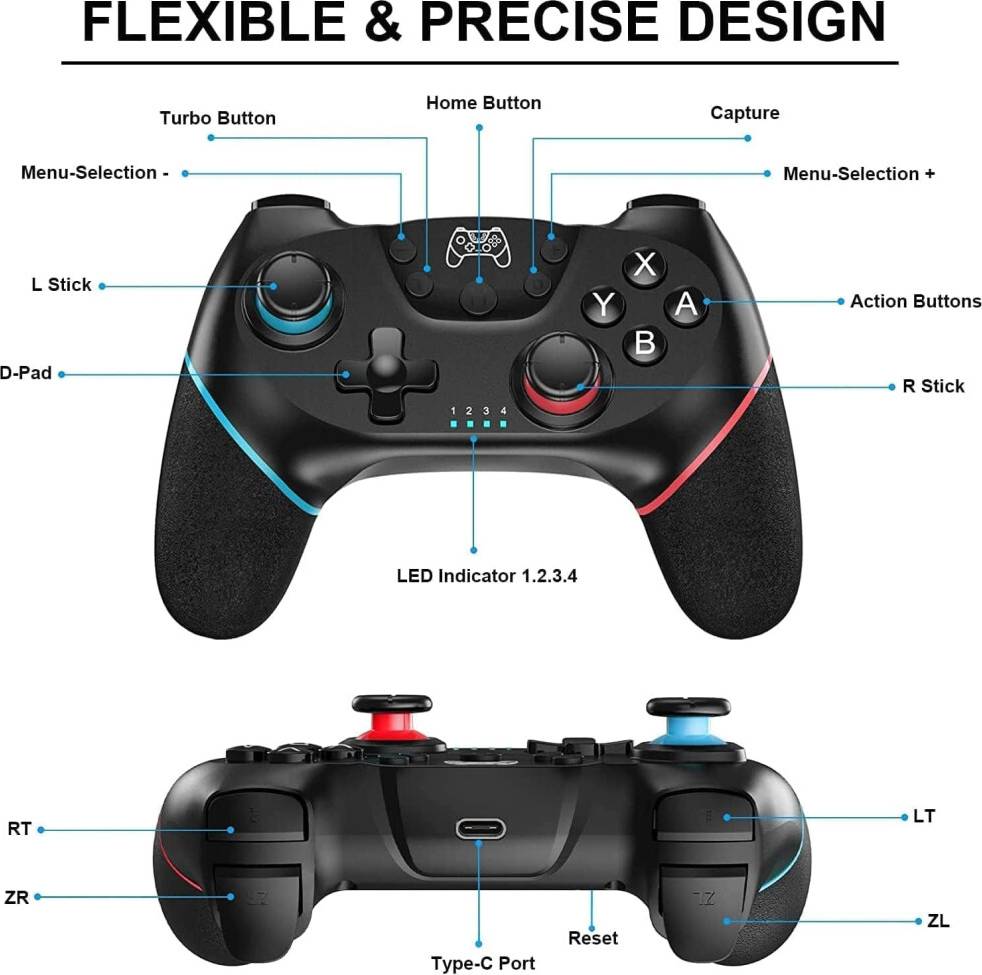 Switch 2 pro controller Wireless Pro Controller for Nintendo Switch 2