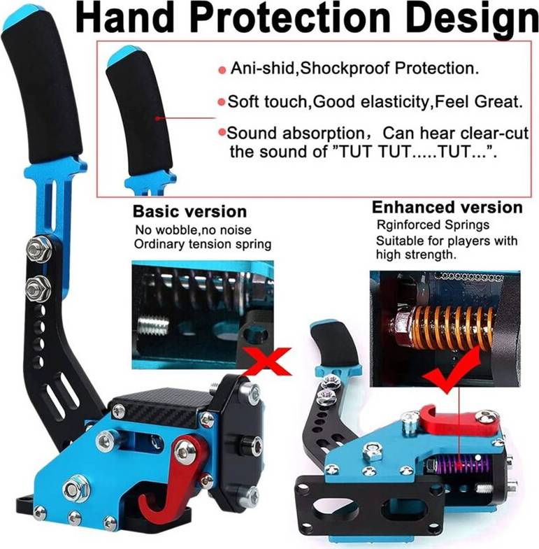 Gearstang spil 2-in-1 USB Handbrake System