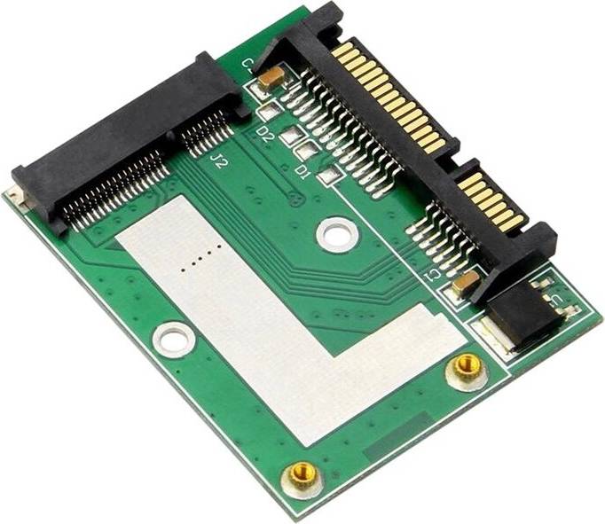Jojomino MSATA SSD to 2.5 Inch 6.0Gb Adapter Converter Card Riser Module