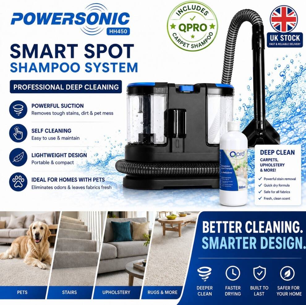 Power-Sonic NH450 Smart Spot Shampoo System