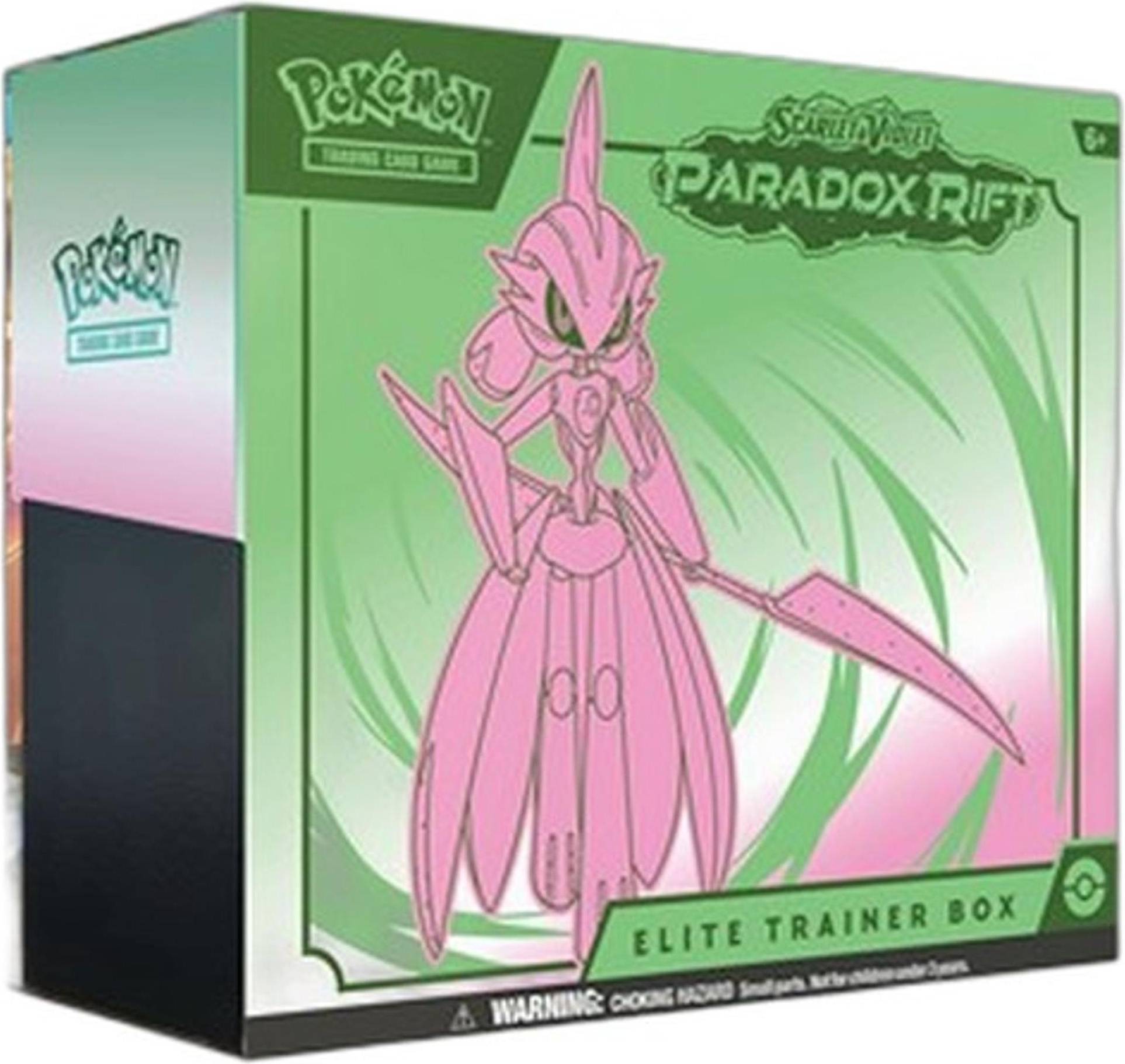 Pokemon elite trainer box Pokémon Paradox Rift Iron Valiant Elite Trainer Box