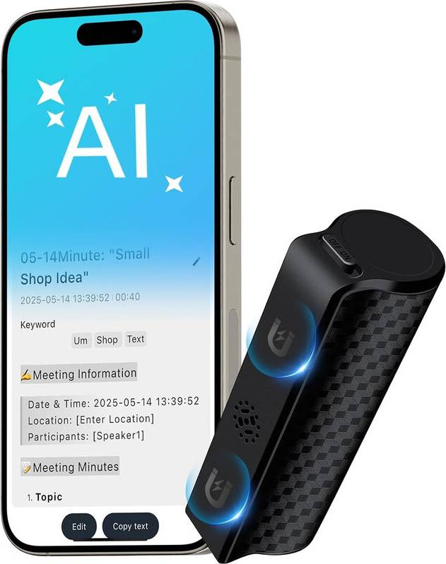 Chronus AI Voice Recorder Translation App Control