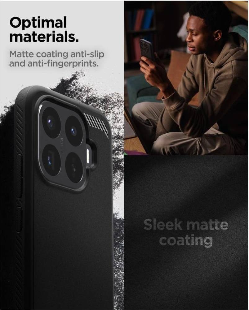 Spigen Rugged Armor ACS11869 Cover - Sort