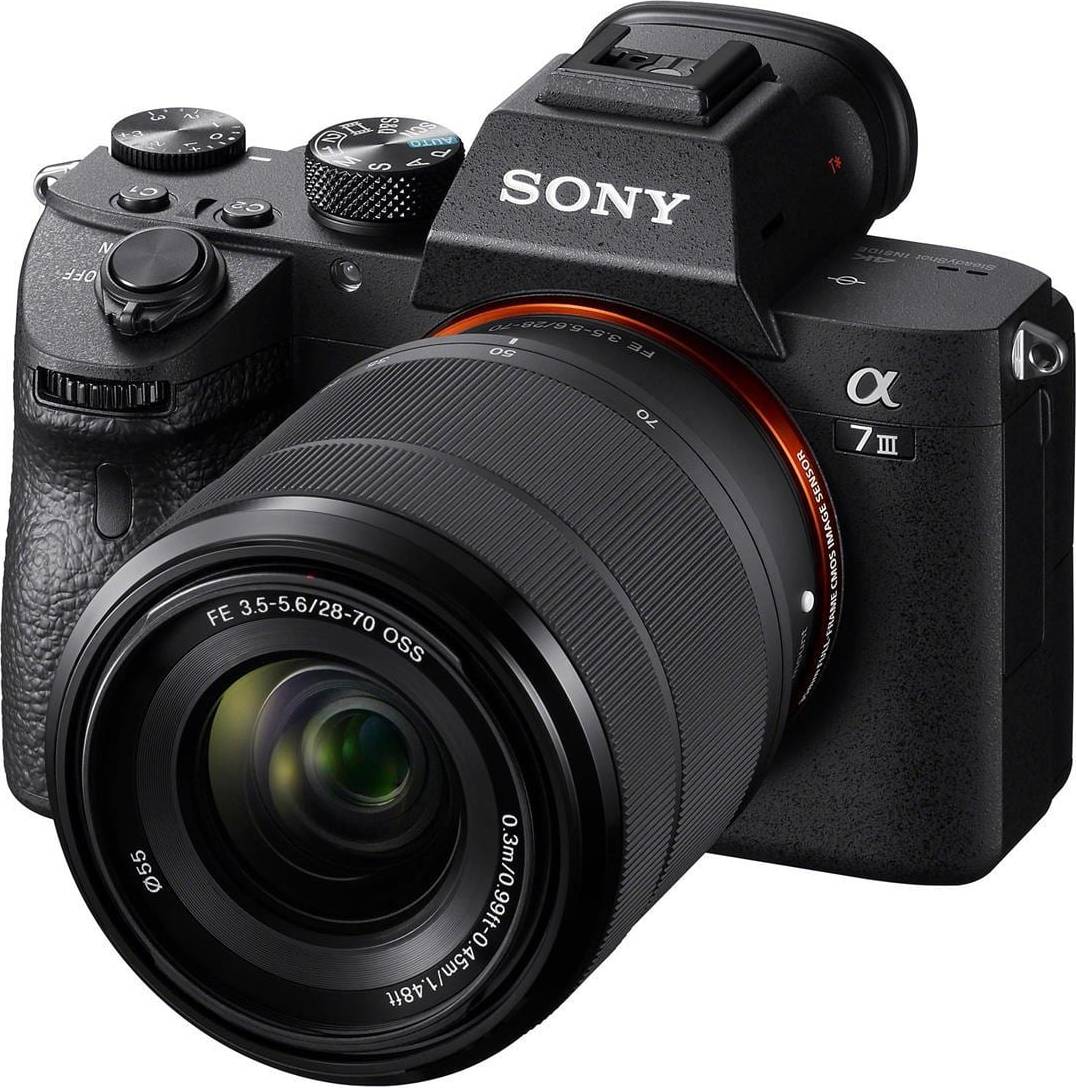 Sony alpha a7 Sony Alpha a7 III 4K Camera with Zoom Li-Ion R2 Flash
