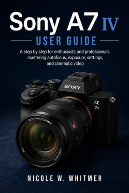 Sony A7 IV User Guide Paperback
