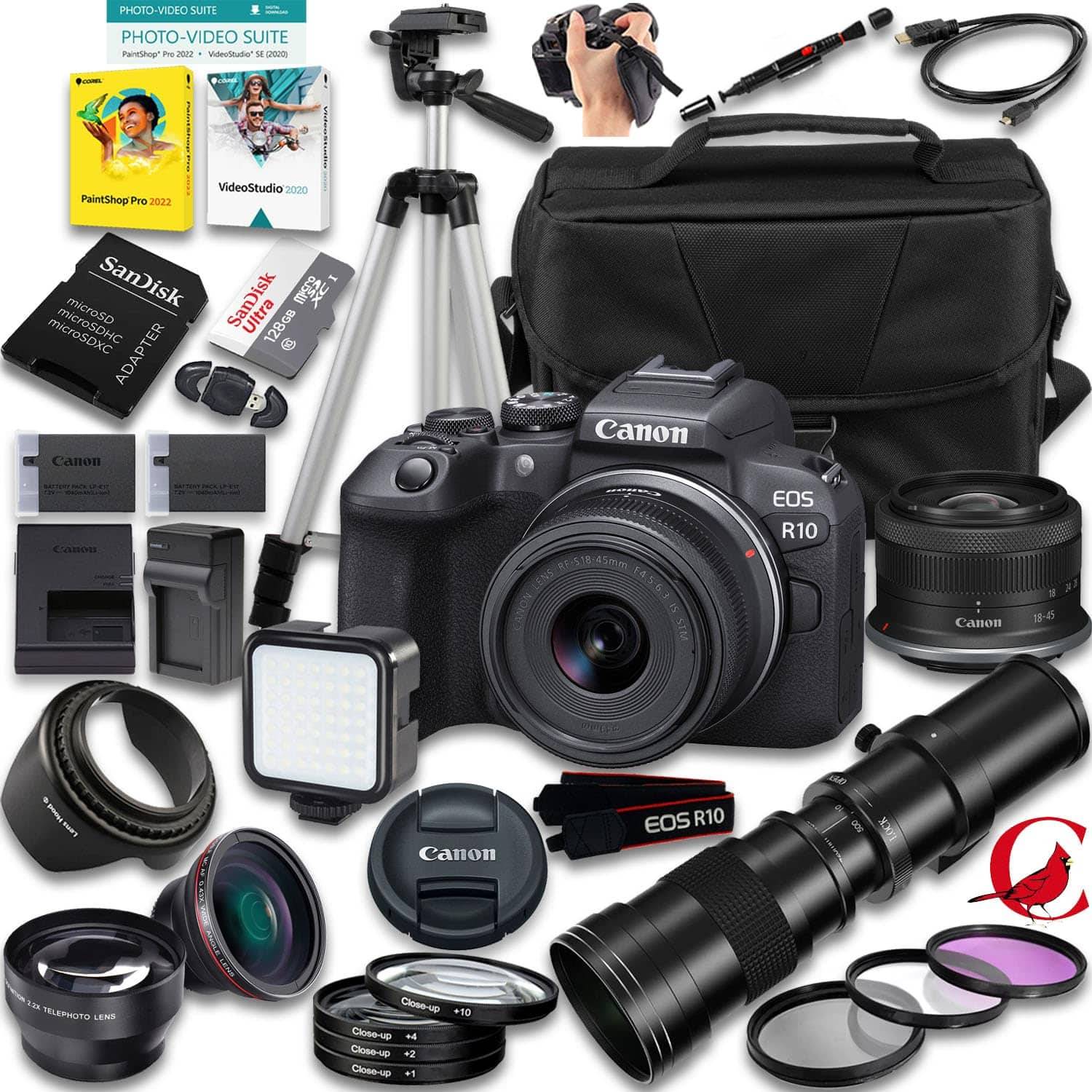 Canon r10 Canon EOS R10 Mirrorless Camera Kit - Black