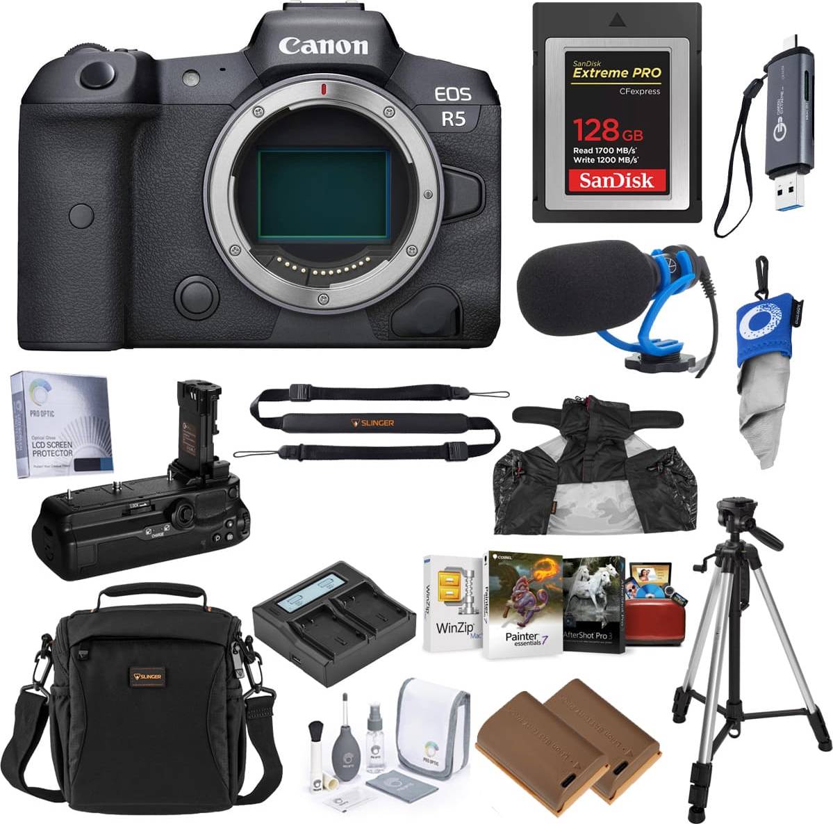 Canon eos r5 mirrorless camera Canon EOS R5 Mirrorless Camera with Accessories Kit
