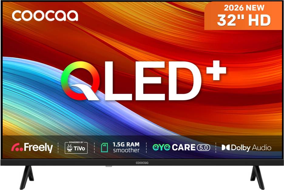 Coocaa 32 Inch CTQH38 QLED HD HDR10 Smart TV