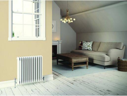 Stelrad softline radiator Stelrad Softline 4 Column Horizontal Radiator White