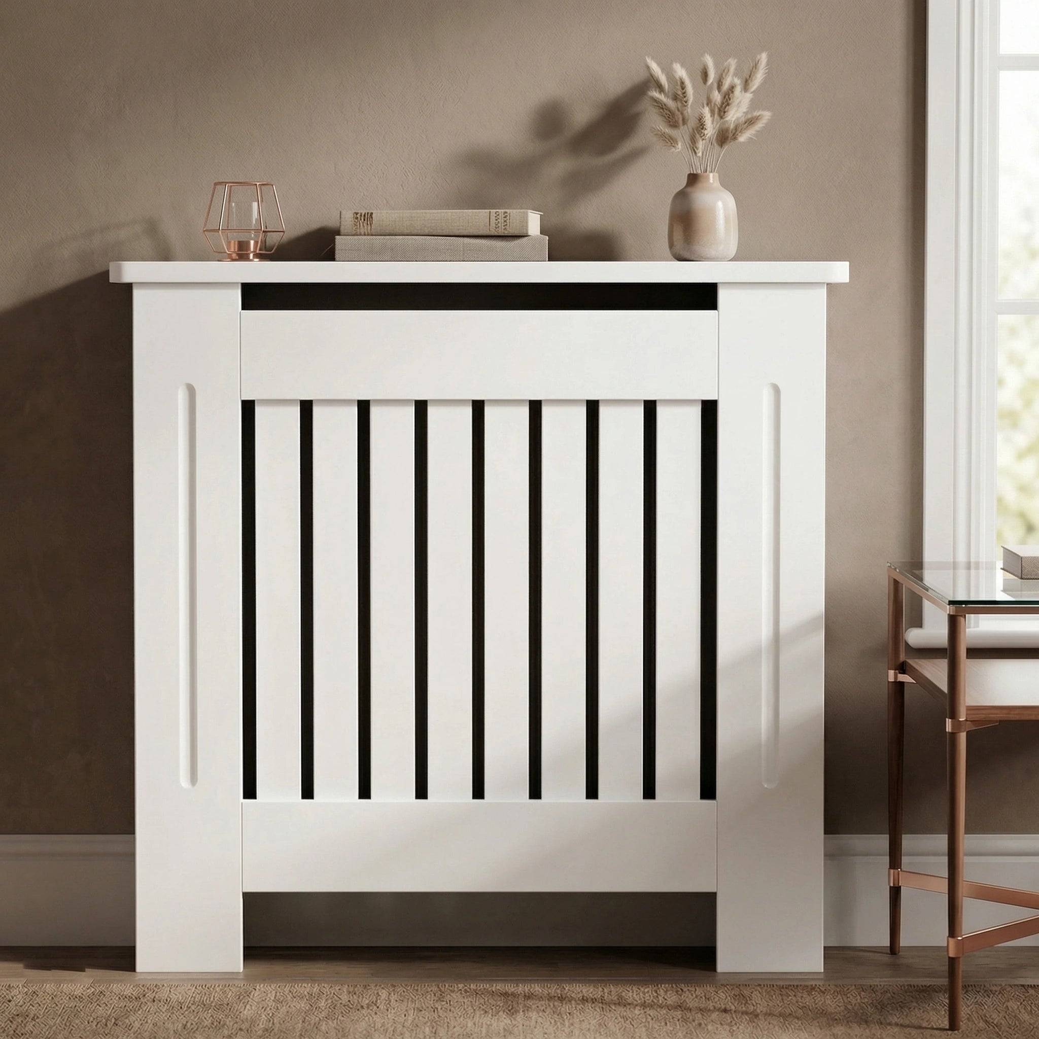 White radiator covers DHS Chelsea White Radiator Cover Small