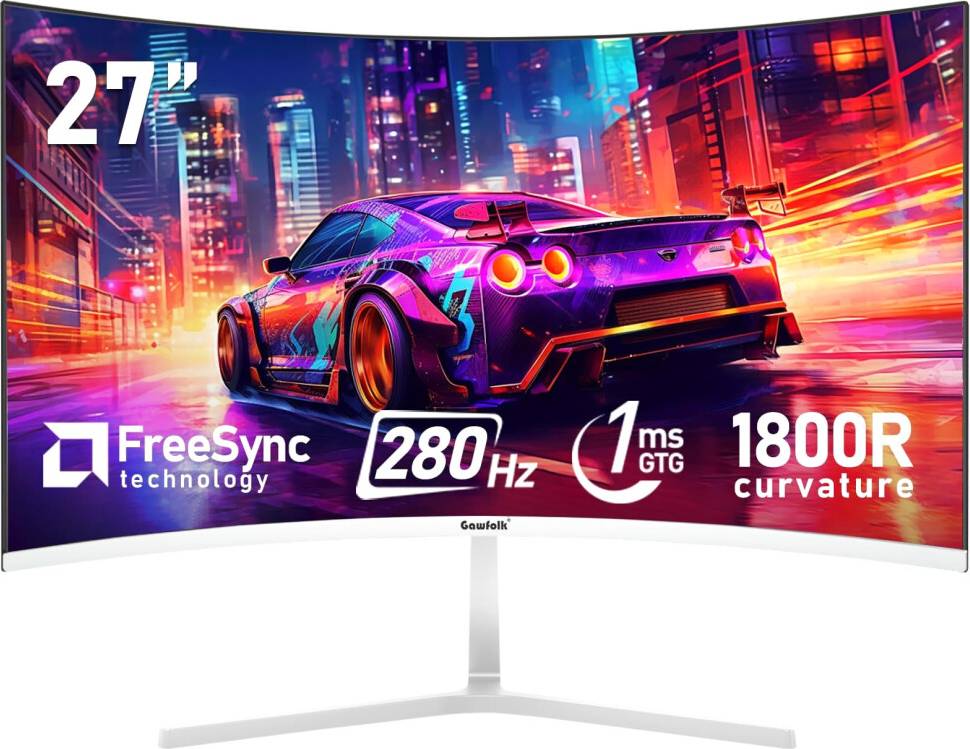 Gawfolk 27 Inch PC Computer Screen