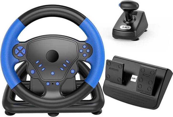 Gaming racing wheel ps4 Typecat PS4 4-in-1 Racing Game Steering Wheel
