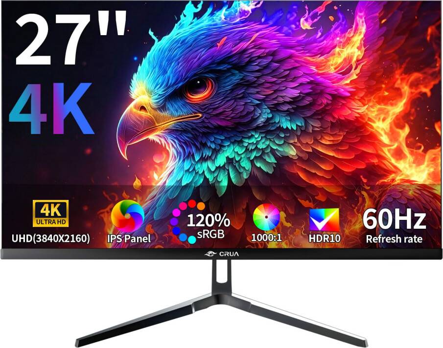 Crua 27 Inch 4K Monitor