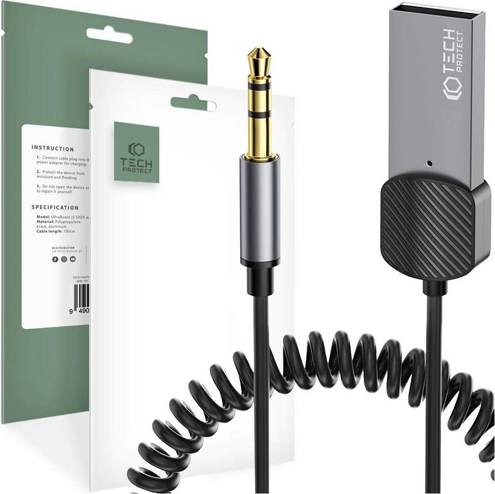 Tech-Protect UltraBoost Audio Mini Jack Adapter
