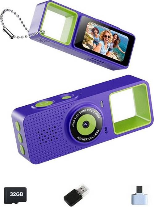 Digital Keychain Camera with 0.9-inch Display