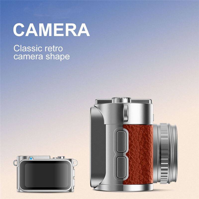 S160 2K Retro Camera with LED Flash Light