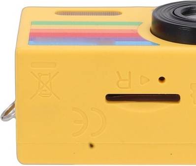Yellow Keychain Camera 1080p High Definition