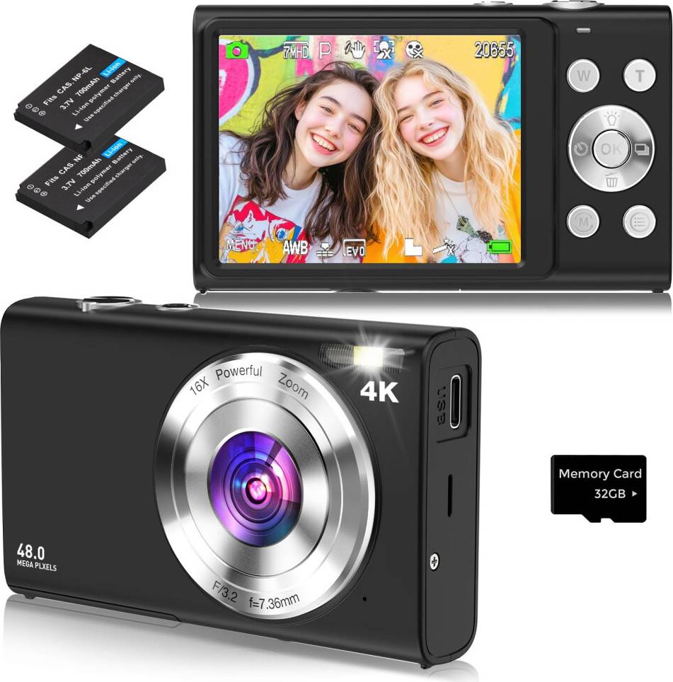 4K Autofocus Compact Digital Camera