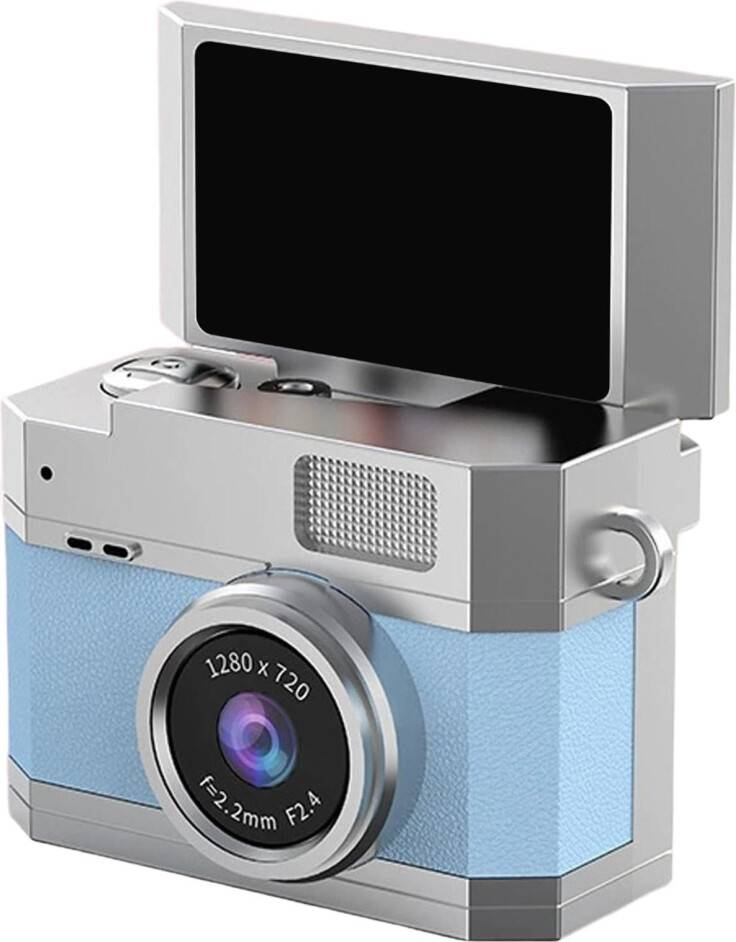 Retro CCD Compact Keychain Camera