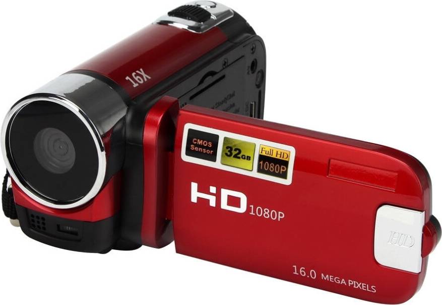Digital Camera 1080P HD 16x Zoom 270 Rotation LED