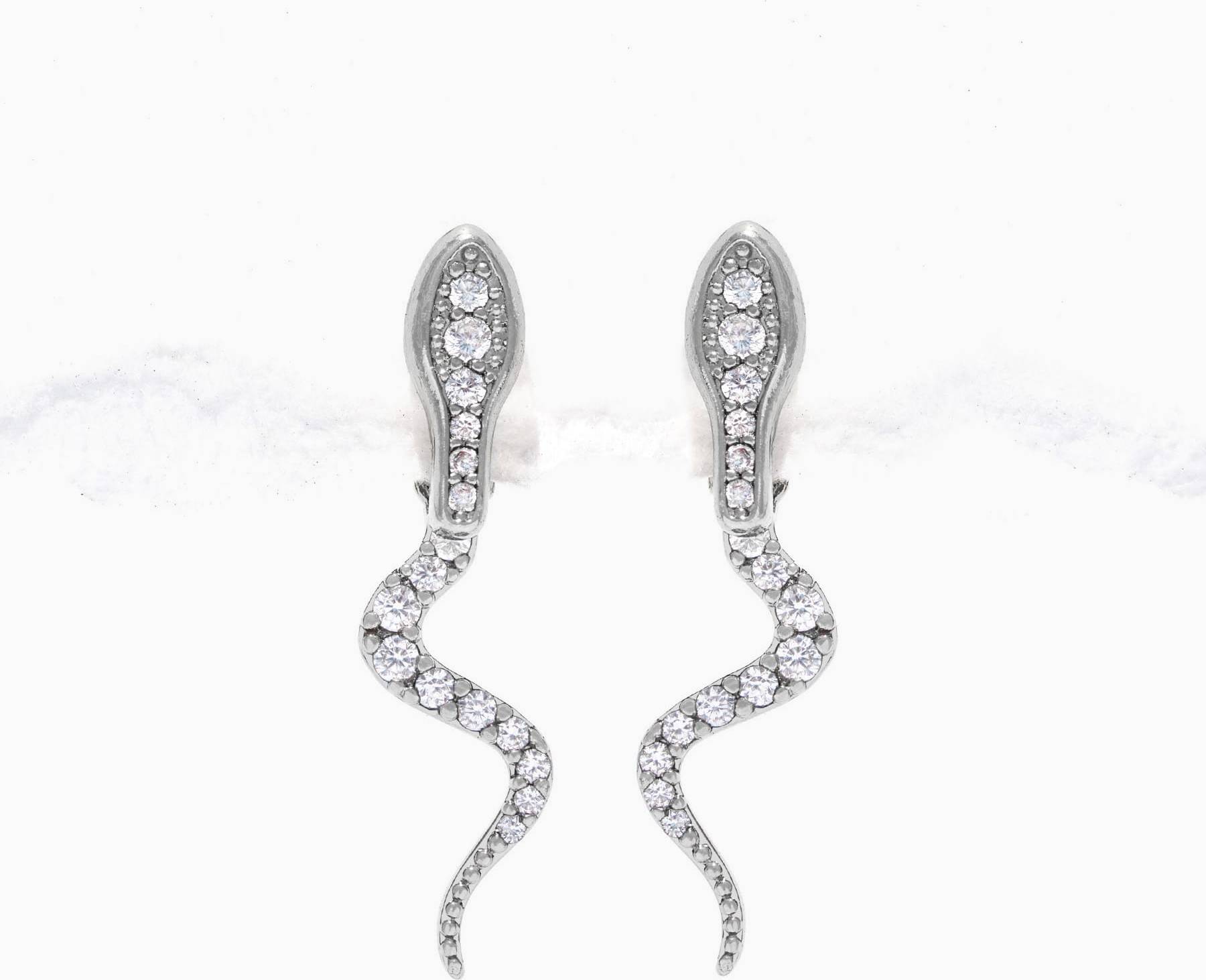 Python Ear Jacket Earrings