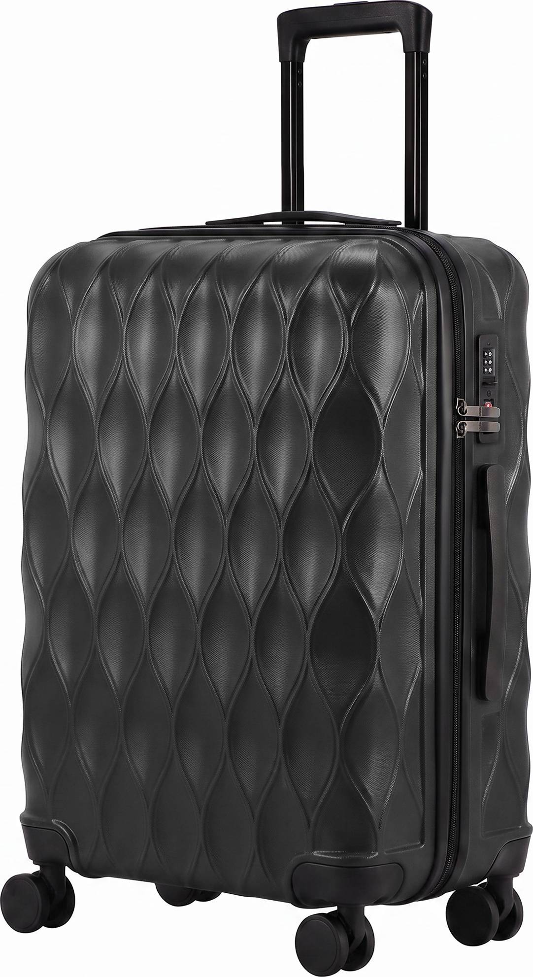 2 piece luggage set Homcom 2-Piece Hard Shell Suitcase Set 12 20 Inch