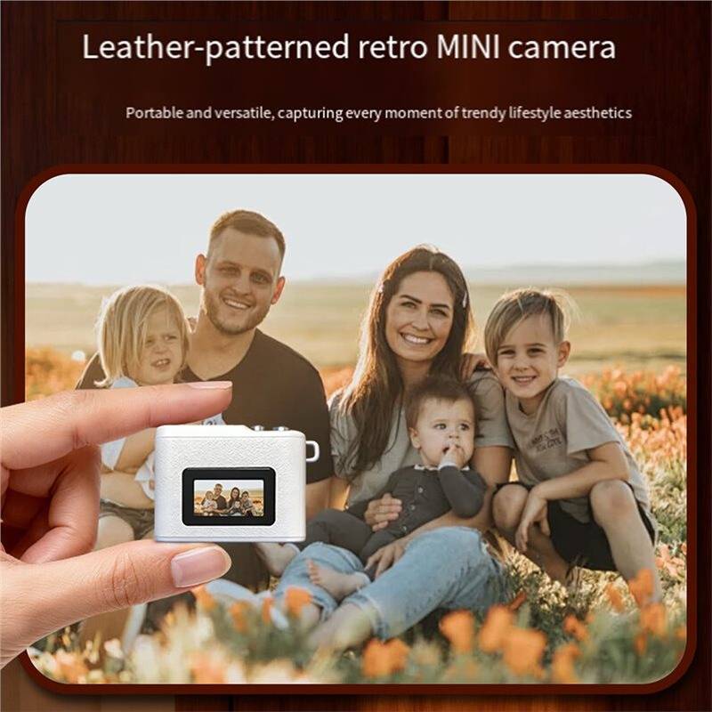 Retro Mini Digital Camera - White