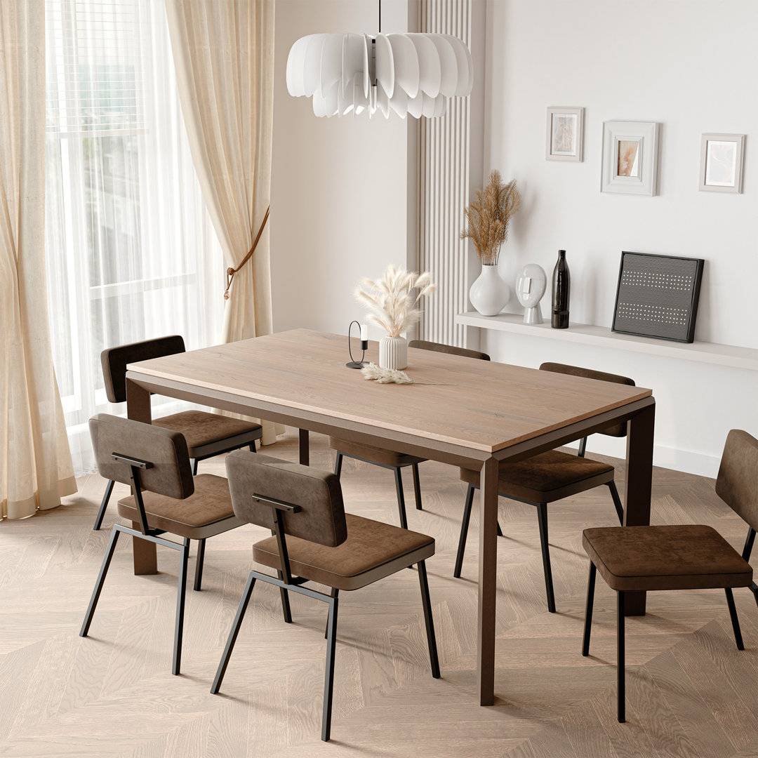 Brayden Studio Faro Large Extendable Table Dining Table