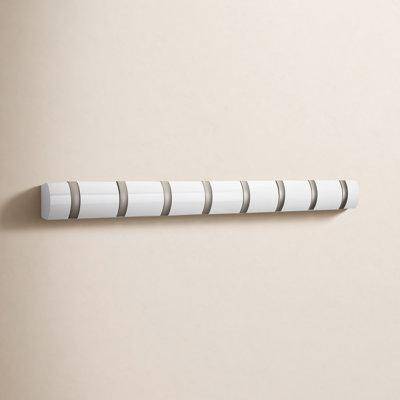 8-Hook Solid Wood Coat Rack