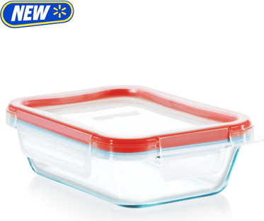 FreshLock 2cup Rectangle Glass Food Storage Container