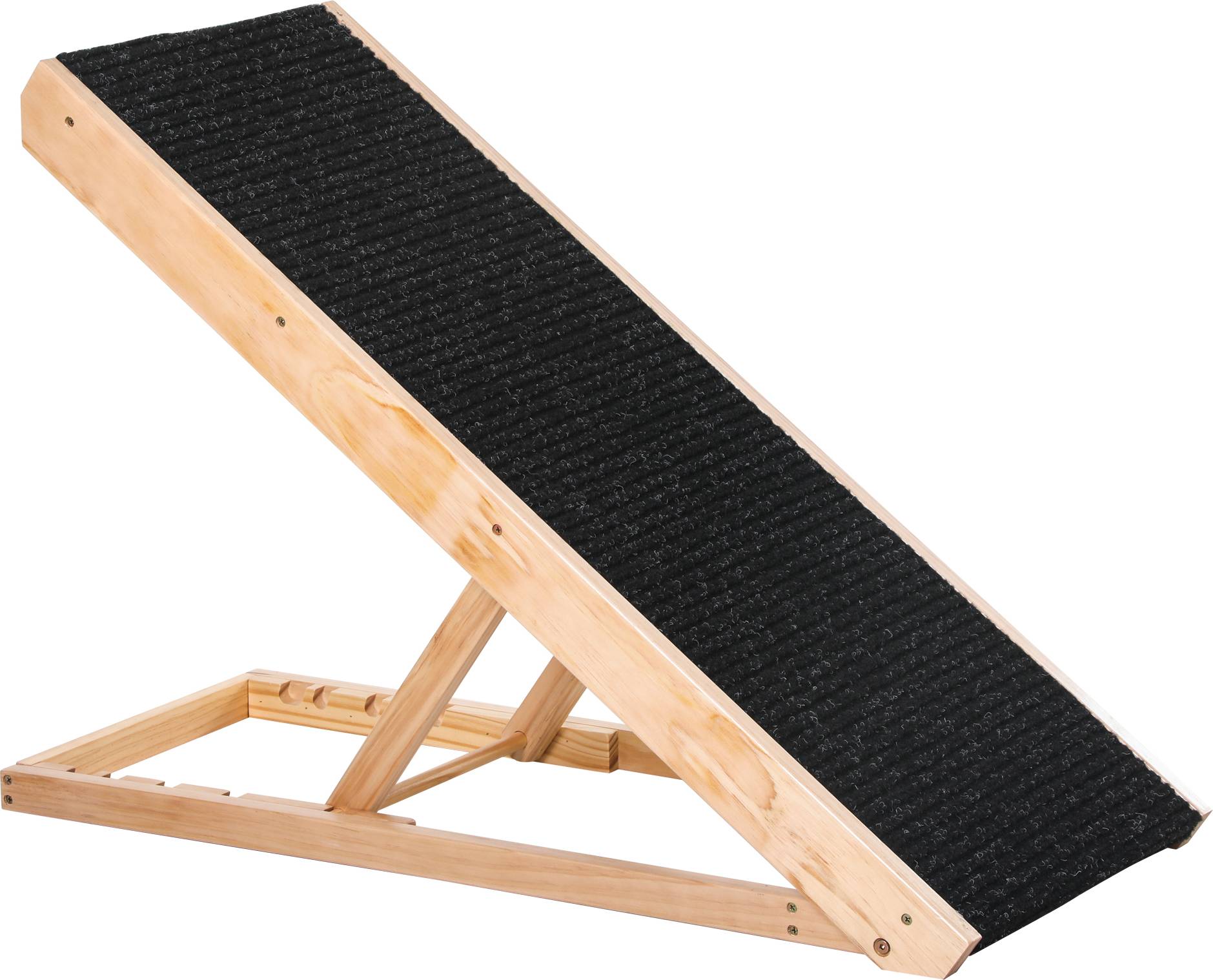 Pawhut Foldable Dog Ramp With 4 Adjustable Heights